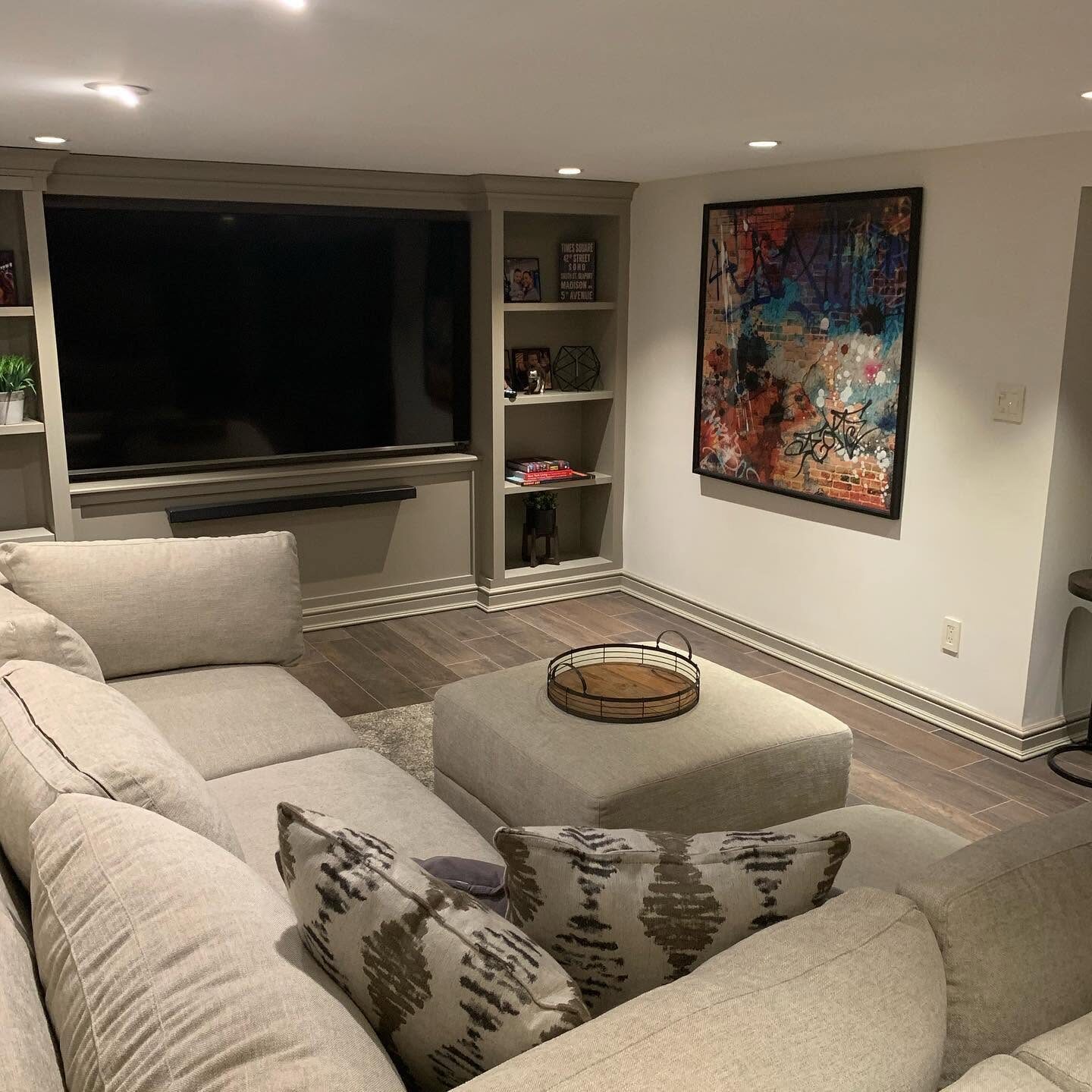Media and Lounge — Illustrious Renovations project