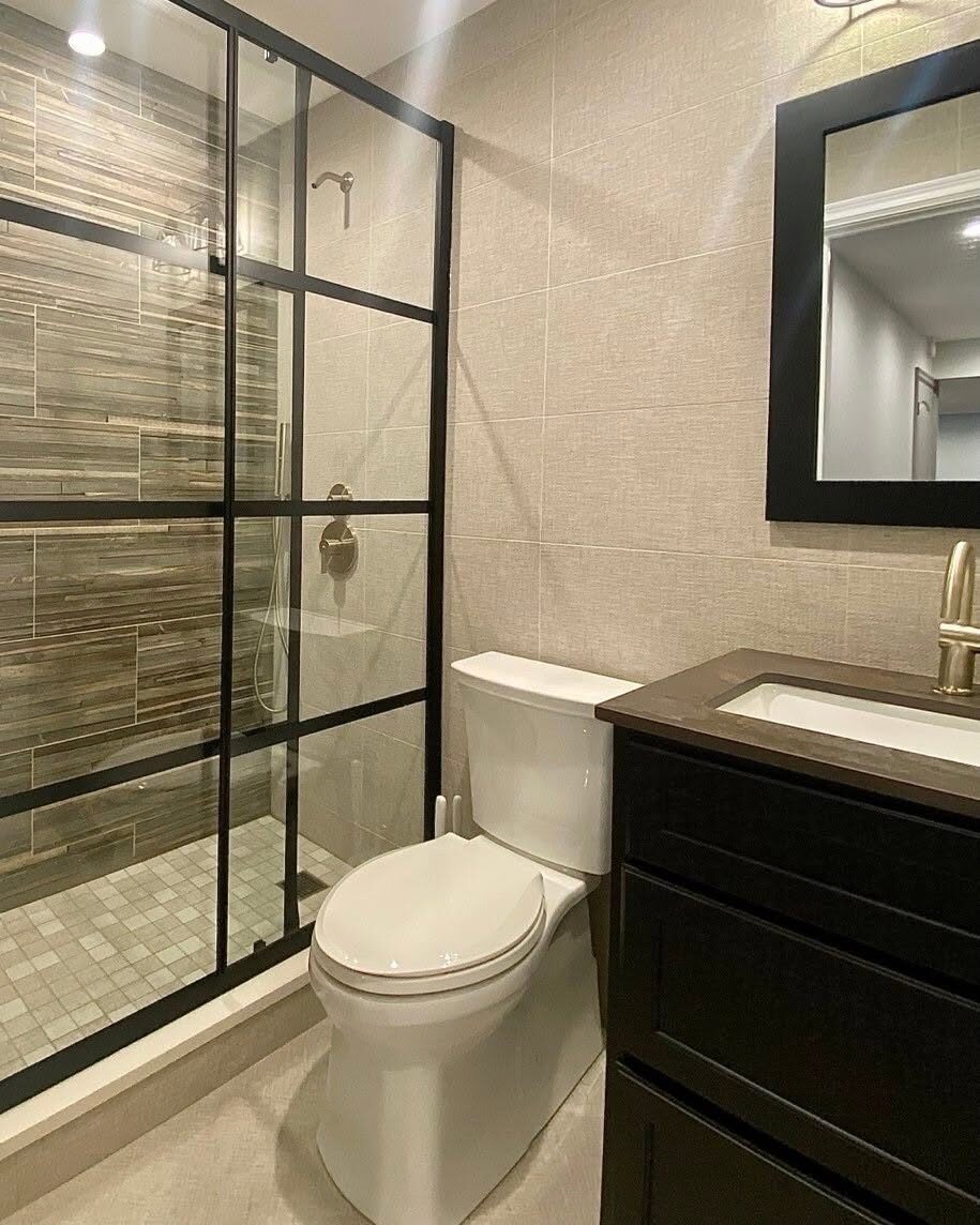 Glass Shower — Illustrious Renovations project