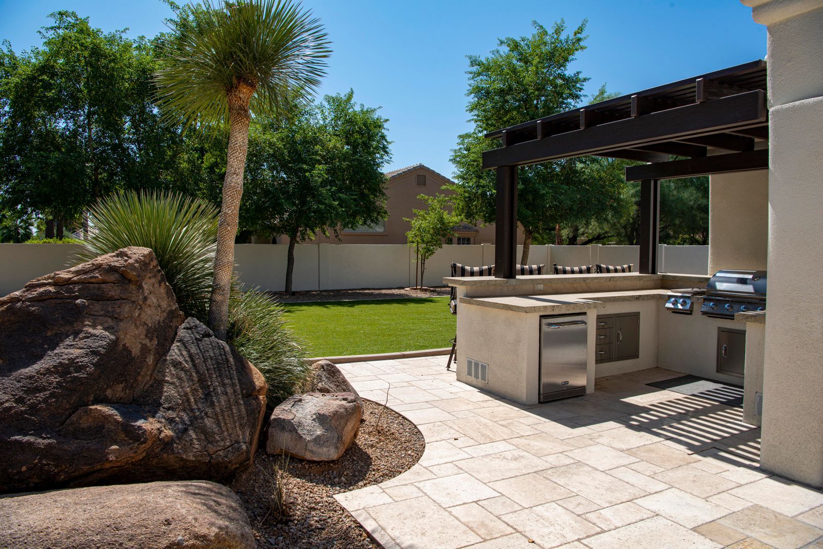 Built-In Grill and Patio — Illustrious Renovations project